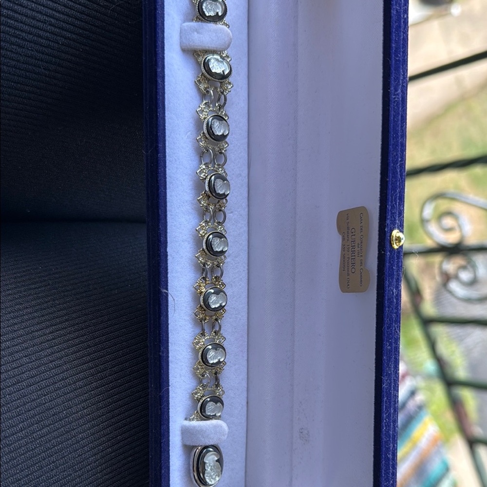 Elegant Silver and Gold Bracelet